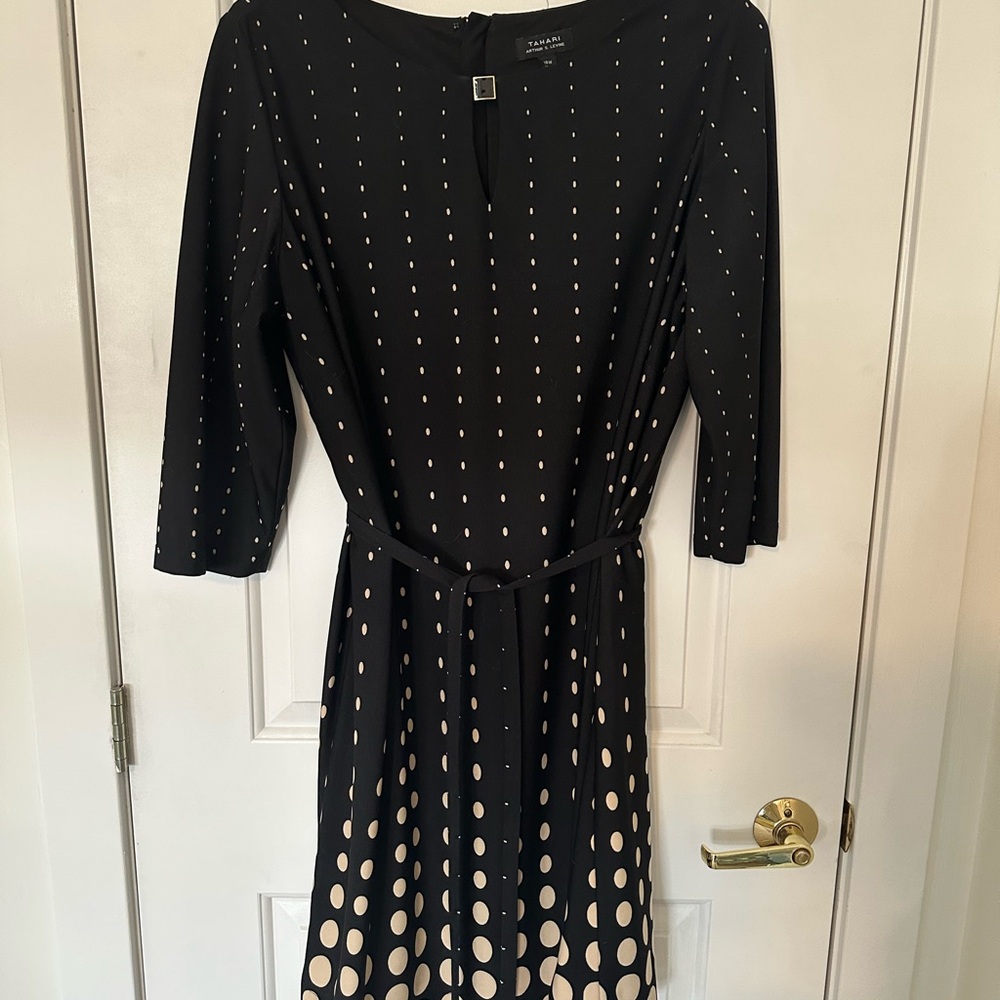 Black and White Polka Dot Dress